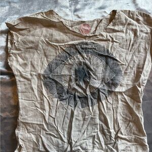 Stylish Beige and Black Women's Top